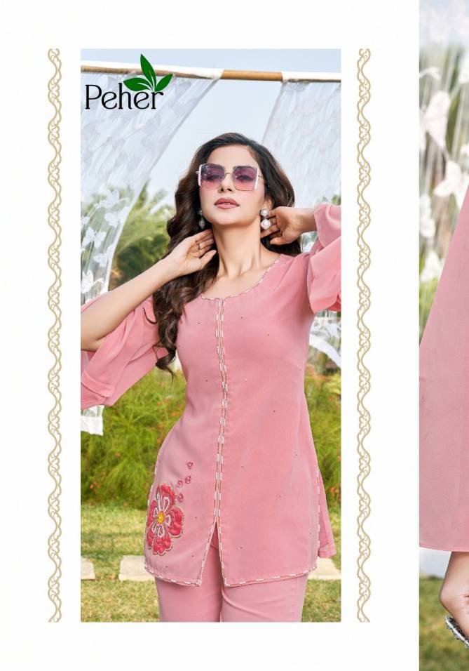 Peher Desi Girl Vol 1Fancy Designer Wholesale Party Wear Kurtis Catalog
